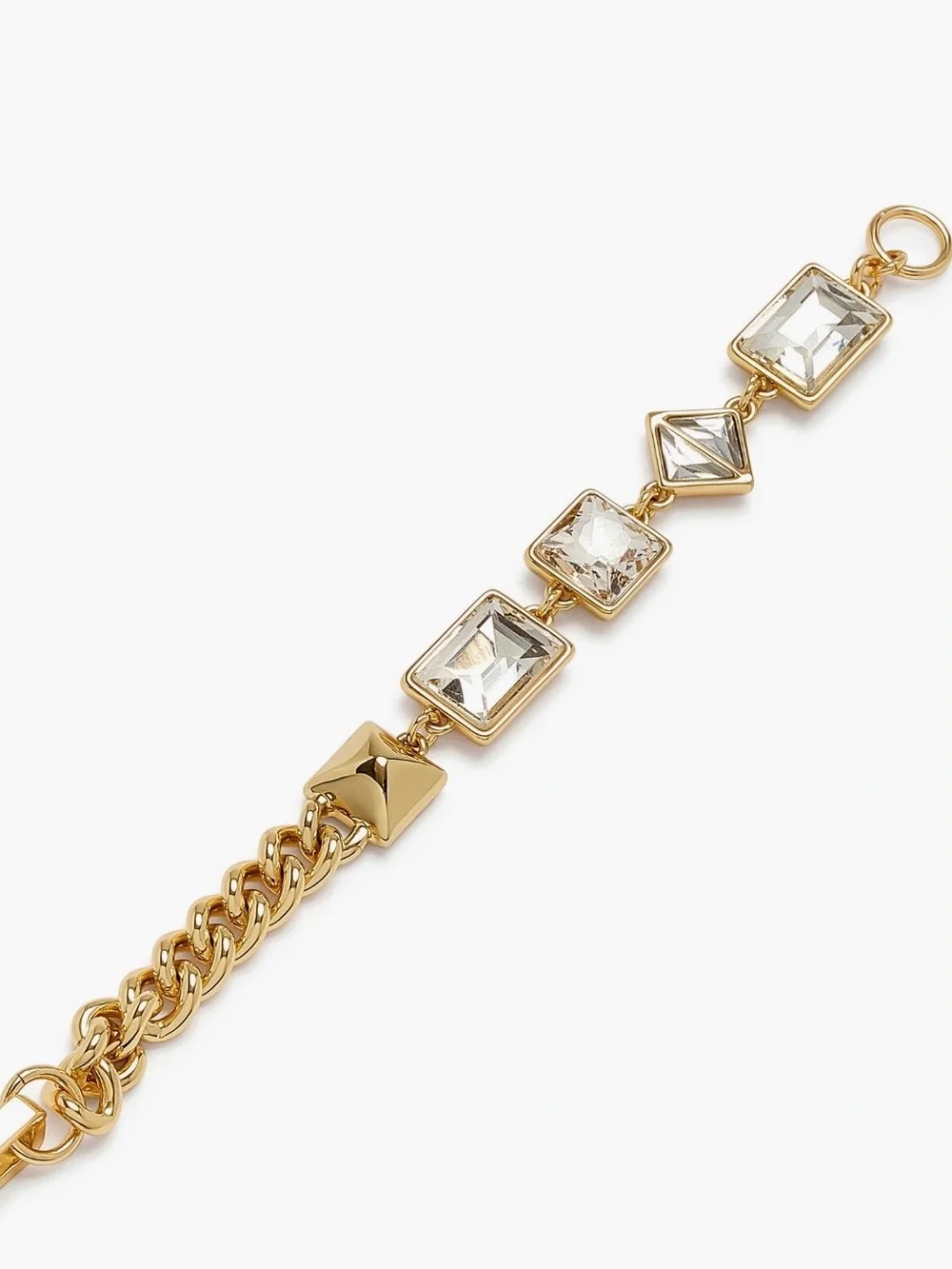 AllSaints Geometric Crystal Bracelet